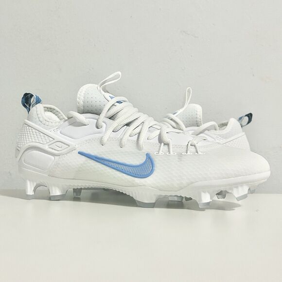 Nike Alpha Huarache 9 Elite Low PE “UNC Tarheels” Men’s Size 6 Lacrosse Cleats - Picture 1 of 9